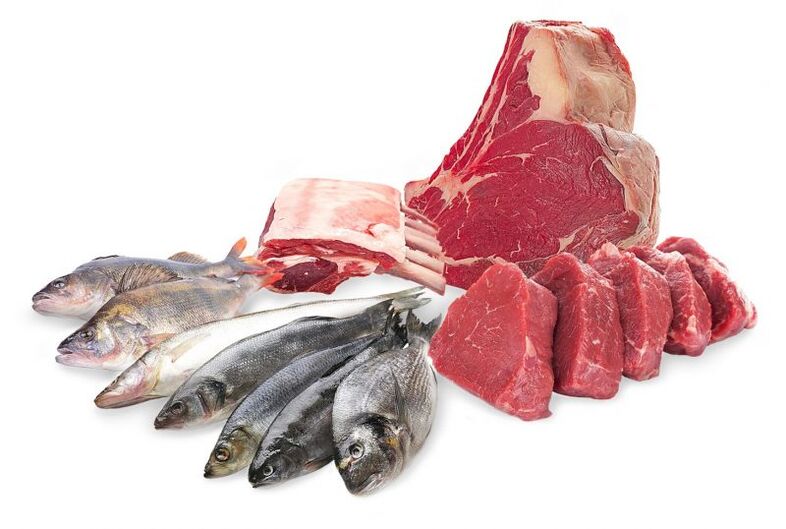 گوشت و ماهی برای رژیم دوکان